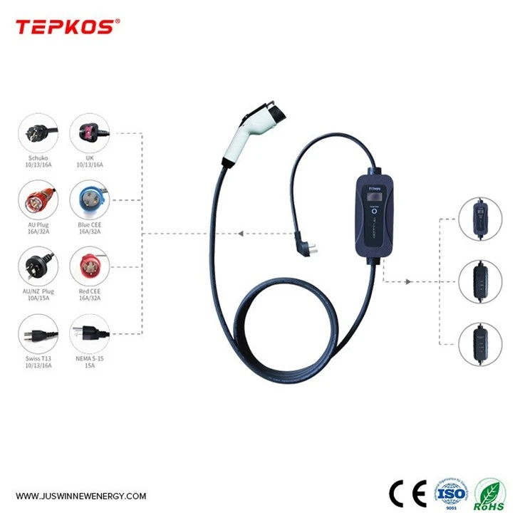 3 Phase Portable Ev Charger